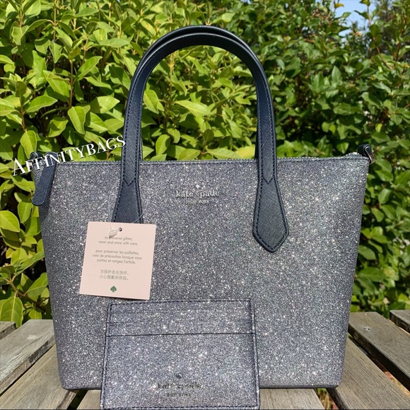 Kate spade joeley satchel glitter card holder - Picture 4 of 7